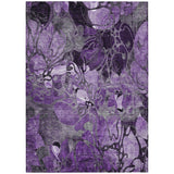 Addison Rugs Chantille ACN558 Machine Made Polyester Transitional Rug Purple Polyester 10' x 14'