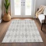 Addison Rugs Chantille ACN561 Machine Made Polyester Transitional Rug Ivory Polyester 10' x 14'