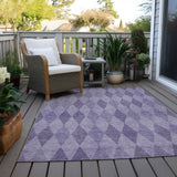 Addison Rugs Chantille ACN561 Machine Made Polyester Transitional Rug Purple Polyester 10' x 14'