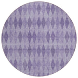 Addison Rugs Chantille ACN561 Machine Made Polyester Transitional Rug Purple Polyester 8' x 8'