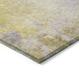 Addison Rugs Chantille ACN562 Machine Made Polyester Transitional Rug Gold Polyester 10' x 14'