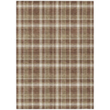 Addison Rugs Chantille ACN563 Machine Made Polyester Transitional Rug Chocolate Polyester 10' x 14'
