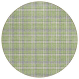 Addison Rugs Chantille ACN563 Machine Made Polyester Transitional Rug Green Polyester 8' x 8'