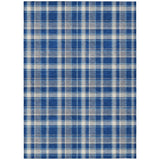 Addison Rugs Chantille ACN563 Machine Made Polyester Transitional Rug Navy Polyester 10' x 14'