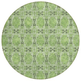 Addison Rugs Chantille ACN564 Machine Made Polyester Transitional Rug Green Polyester 8' x 8'