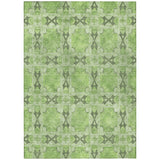 Addison Rugs Chantille ACN564 Machine Made Polyester Transitional Rug Green Polyester 10' x 14'