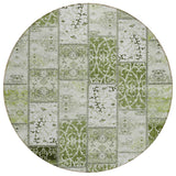 Addison Rugs Chantille ACN566 Machine Made Polyester Transitional Rug Green Polyester 8' x 8'