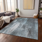 Addison Rugs Chantille ACN567 Machine Made Polyester Transitional Rug Teal Polyester 10' x 14'