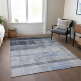 Addison Rugs Chantille ACN568 Machine Made Polyester Transitional Rug Navy Polyester 10' x 14'
