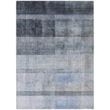 Addison Rugs Chantille ACN568 Machine Made Polyester Transitional Rug Navy Polyester 10' x 14'