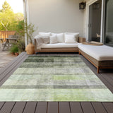 Addison Rugs Chantille ACN568 Machine Made Polyester Transitional Rug Olive Polyester 10' x 14'