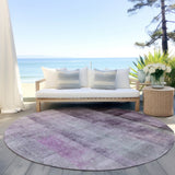 Addison Rugs Chantille ACN568 Machine Made Polyester Transitional Rug Purple Polyester 8' x 8'