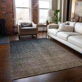 Addison Rugs Chantille ACN569 Machine Made Polyester Transitional Rug Gray Polyester 10' x 14'