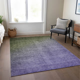 Addison Rugs Chantille ACN569 Machine Made Polyester Transitional Rug Olive Polyester 10' x 14'