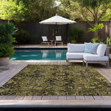 Addison Rugs Chantille ACN570 Machine Made Polyester Traditional Rug Brown Polyester 10' x 14'