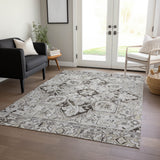 Addison Rugs Chantille ACN570 Machine Made Polyester Traditional Rug Ivory Polyester 10' x 14'