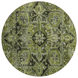 Addison Rugs Chantille ACN570 Machine Made Polyester Traditional Rug Olive Polyester 8' x 8'
