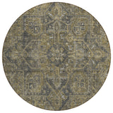 Addison Rugs Chantille ACN571 Machine Made Polyester Traditional Rug Chocolate Polyester 8' x 8'