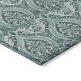 Addison Rugs Chantille ACN572 Machine Made Polyester Transitional Rug Teal Polyester 10' x 14'
