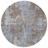 Addison Rugs Chantille ACN573 Machine Made Polyester Transitional Rug Brown Polyester 8' x 8'