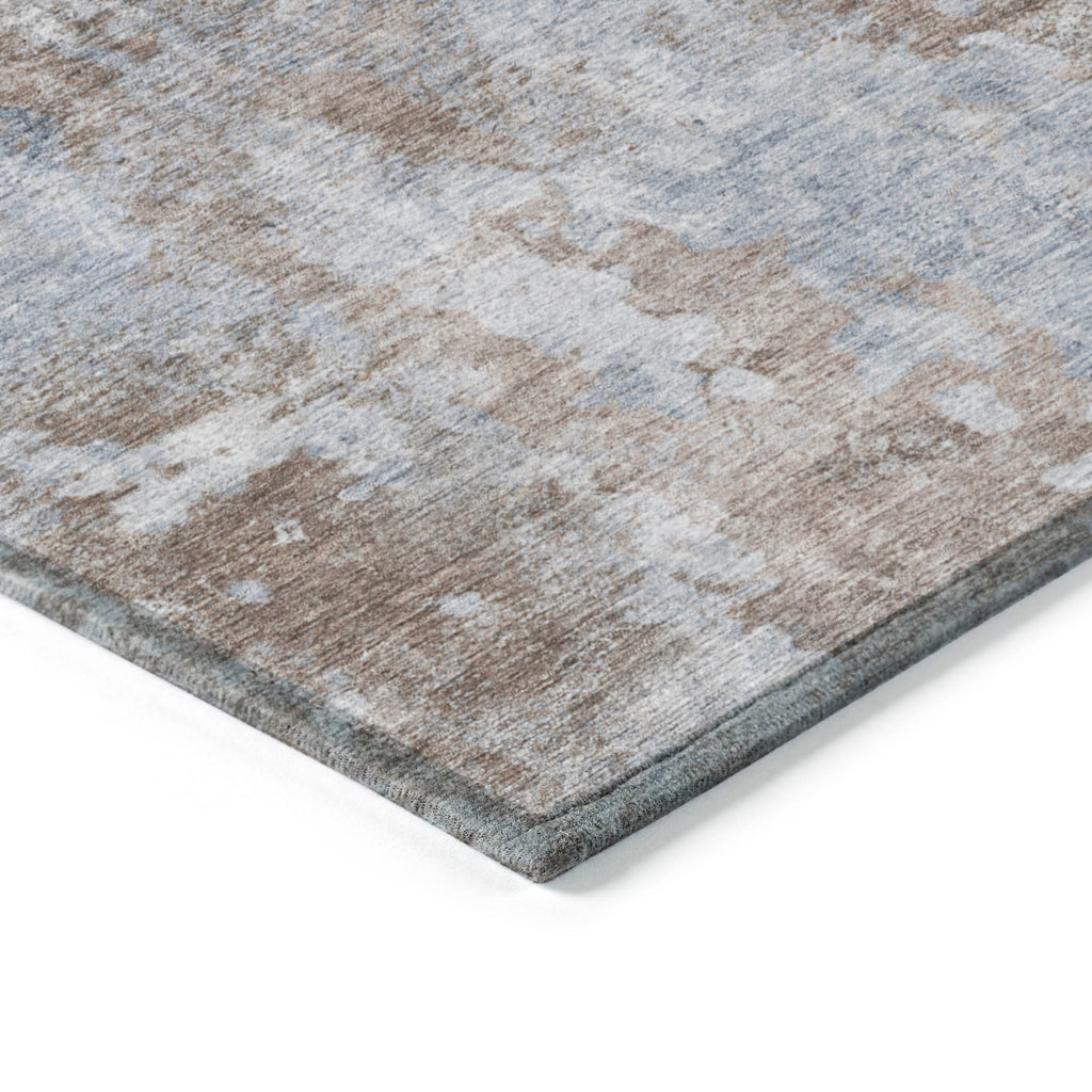Addison Rugs Chantille ACN573 Machine Made Polyester Transitional Rug Brown Polyester 10' x 14'