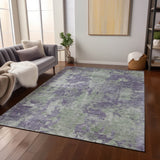 Addison Rugs Chantille ACN573 Machine Made Polyester Transitional Rug Purple Polyester 10' x 14'