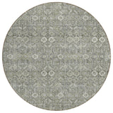 Addison Rugs Chantille ACN574 Machine Made Polyester Transitional Rug Gray Polyester 8' x 8'