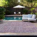 Addison Rugs Chantille ACN574 Machine Made Polyester Transitional Rug Lavender Polyester 10' x 14'