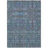 Addison Rugs Chantille ACN574 Machine Made Polyester Transitional Rug Teal Polyester 10' x 14'