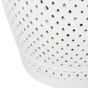 Safavieh DIAMOND Garden Stool - Elegant Ceramic Accent for Indoor & Outdoor Use, Perfect for Any Space White ACS4507A