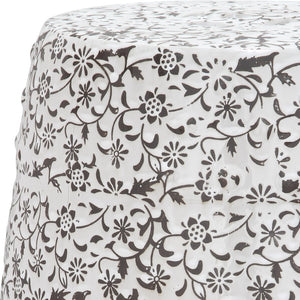 Safavieh FLOWER Ceramic Garden Stool with Intricate Flower and Vine Design – Versatile Home Accent Piece ACS4511A