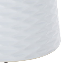 Safavieh DAPHNE Garden Stool in Elegant Cream - Versatile Glazed Ceramic Accent for Indoor or Outdoor Use White ACS4523A