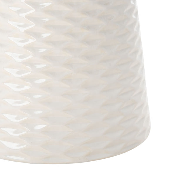 Safavieh DAPHNE Garden Stool in Elegant Cream - Versatile Glazed Ceramic Accent for Indoor or Outdoor Use Creme ACS4523B