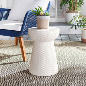 Safavieh DAPHNE Garden Stool in Elegant Cream - Versatile Glazed Ceramic Accent for Indoor or Outdoor Use Creme ACS4523B