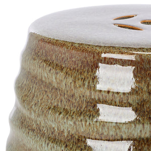 Safavieh KITA Ceramic Garden Stool - Versatile Outdoor Accent for Seating, Tables, and Decorative Use Blue ACS4575B