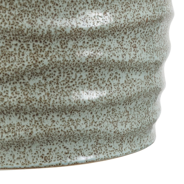 Safavieh KITA Ceramic Garden Stool - Versatile Outdoor Accent for Seating, Tables, and Decorative Use Blue ACS4575B