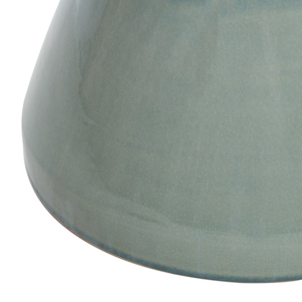 Safavieh LARSA Garden Stool - Elegant Ceramic Accent for Outdoor Seating, Side Table, or Decorative Stand Blue ACS4576A