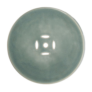 Safavieh LARSA Garden Stool - Elegant Ceramic Accent for Outdoor Seating, Side Table, or Decorative Stand Blue ACS4576A