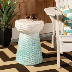 Safavieh KENSON Vibrant Ceramic Garden Stool - Multi-Functional Accent Table for Indoor & Outdoor Spaces ACS4577A