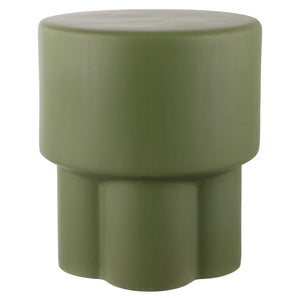 Safavieh Cordiz, Stylish 14.25-inch Moss Green Ceramic Garden Stool - Perfect Accent For Your Outdoor Space! Moss Green , Ceramic Acs4593d