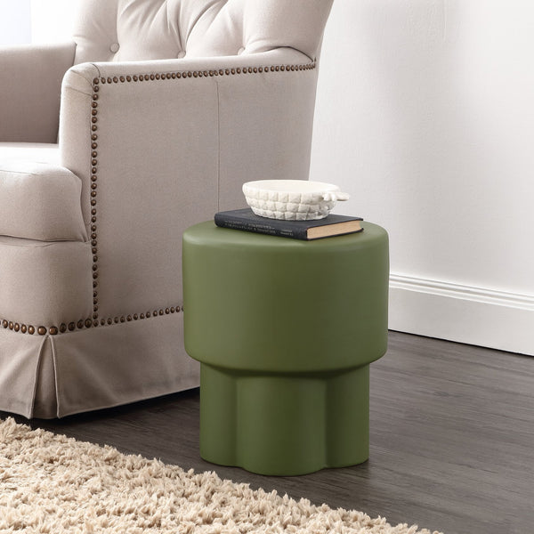 Safavieh Cordiz, Stylish 14.25-inch Moss Green Ceramic Garden Stool - Perfect Accent For Your Outdoor Space! Moss Green , Ceramic Acs4593d