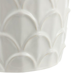 Safavieh SEINA, 17-Inch Cream Ceramic Garden Stool - Stylish Accent for Indoor & Outdoor Living Spaces ACS4594A