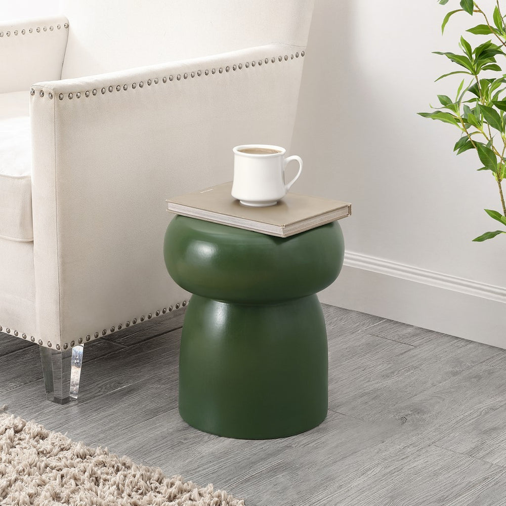 Safavieh Millia, 14.75 Inch, Moss Green, Ceramic Garden Stool Moss Green ACS4598C