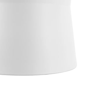 Safavieh Dijera, 16 Inch, Matte White, Ceramic Garden Stool White 13 x 13 x 16