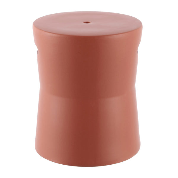 Safavieh Dijera, 16 Nch, Terracotta, Ceramic Garden Stool Terracotta ACS4599B