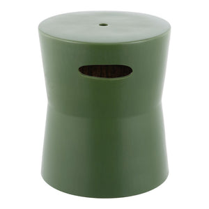 Safavieh Dijera, 16 Nch, Moss Green, Ceramic Garden Stool Moss Green ACS4599D