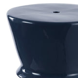 Safavieh Savello, 17.72 Inch, Navy, Ceramic Garden Stool ​ Navy Ceramic ACS4601B