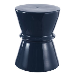 Safavieh Savello, 17.72 Inch, Navy, Ceramic Garden Stool ​ Navy Ceramic ACS4601B