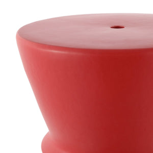 Safavieh Savello, 17.72 Inch, Bright Red, Ceramic Garden Stool ​ Bright Red  Ceramic ACS4601C