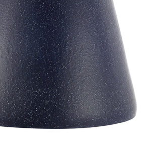 Safavieh Noma, 16 Inch, Navy Speckled, Ceramic Garden Stool Matte Navy  14 x 14 x 16